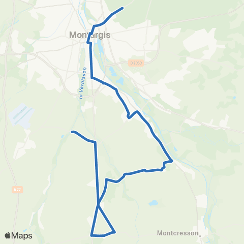 Amelys Mormant Moissy / Montargis Lycée en forêt map