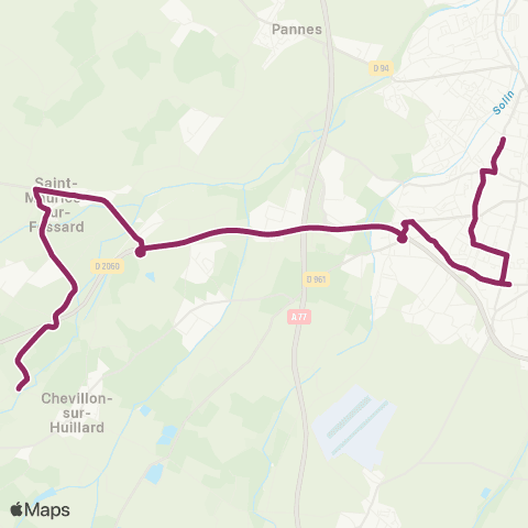 Amelys Chevillon-s/-Huillard Marsan / Villemandeur le Plateau map