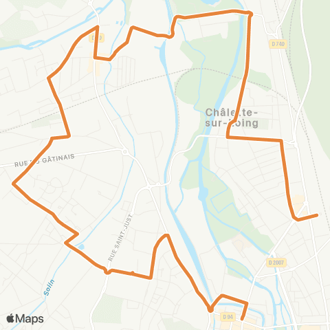 Amelys Montargis Mirabeau / Montargis Gare map