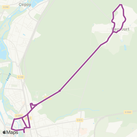 Amelys Paucourt Romainville / Montargis Mirabeau map