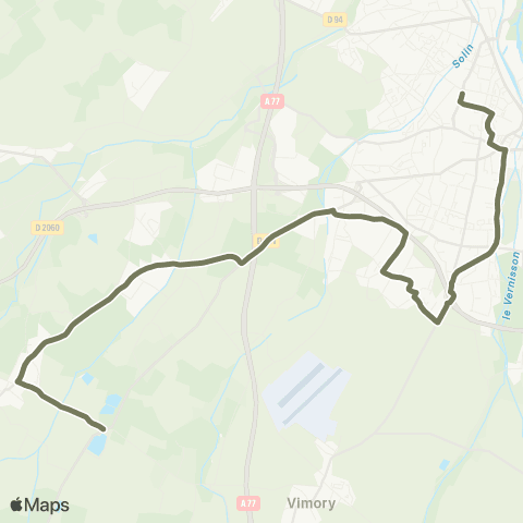 Amelys Villemandeur le Plateau / Chevillon-s/-Huillard les Marais map