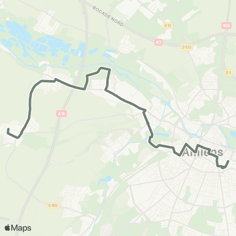 Ametis Saveuse - Gare du Nord map