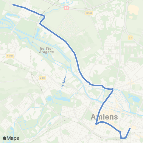 Ametis Navette Marche Ambonne map