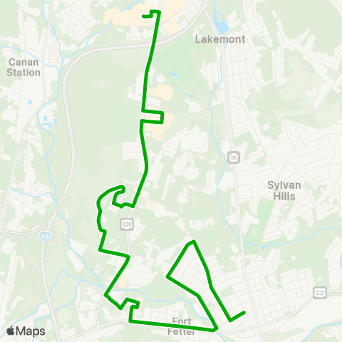 Amtran Hollidaysburg map