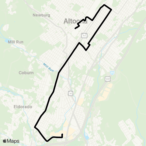 Amtran Night Owl map