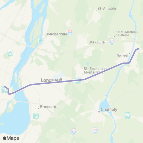 exo Mont-Saint-Hilaire map