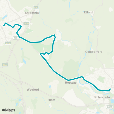 Arriva Midlands Bus Station - Corporation St map