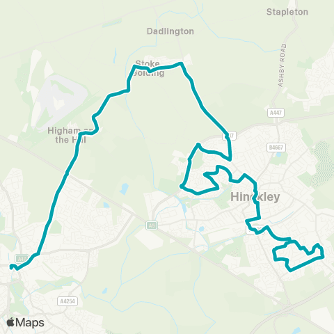 Arriva Midlands Co-Operative Store - Bus Station map