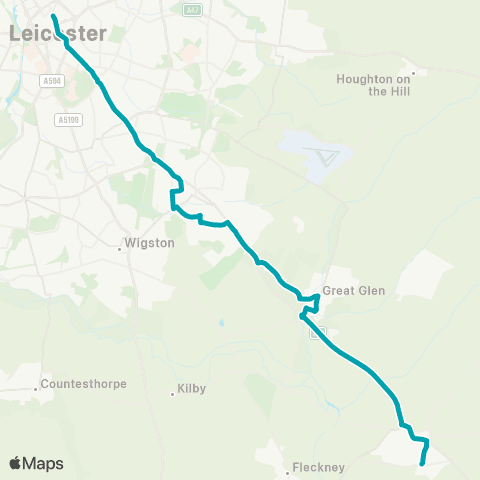 Arriva Midlands Haymarket Bus Station - Higher Green map