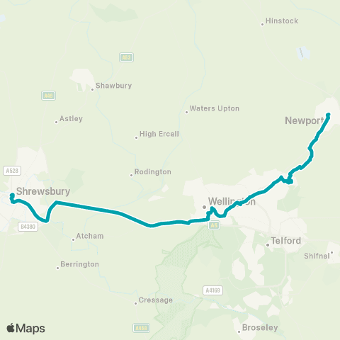 Arriva Midlands Bus Interchange - Bus Station map