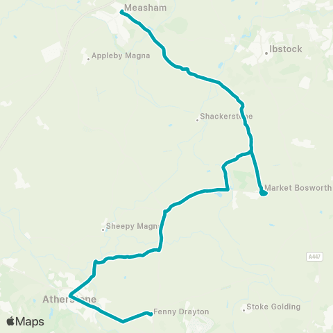 Arriva Midlands Quaker Close - Bus Terminus map