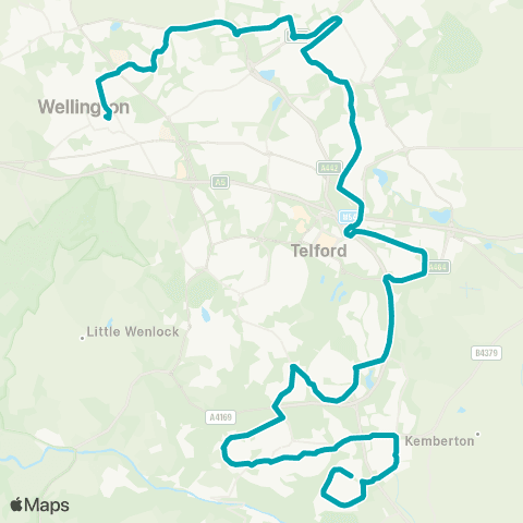 Arriva Midlands Bus Station - Selbourne map