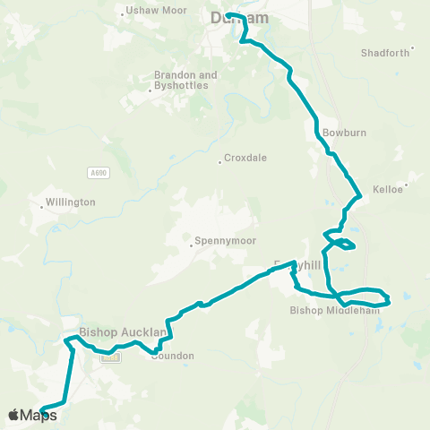Arriva North East Football Ground - Bus Station Stand K map