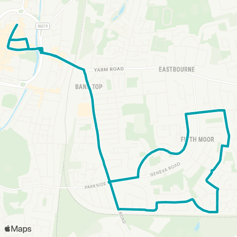 Arriva North East Crown Street - Northgate map