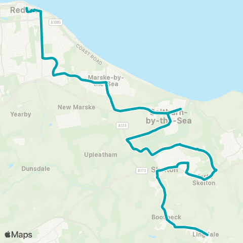 Arriva North East Town Clock - Meadow Dale Court map
