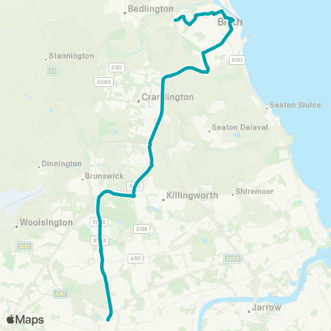 Arriva North East Haymarket Bus Station - Bus Station map