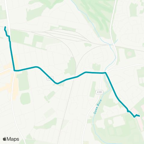 Arriva North East Interchange - Freeman Hospital Grounds map