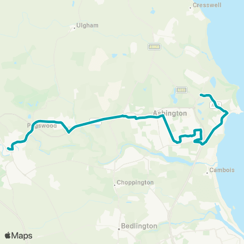 Arriva North East Bus Station - Sandy Bay map