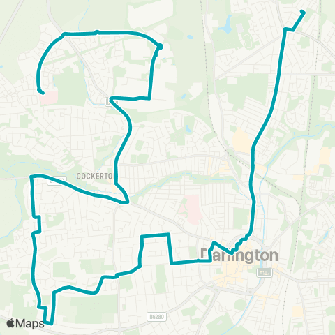 Arriva North East Stainforth Gardens - Bus Sta Stand 11 map