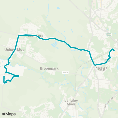 Arriva North East Bus Station Stand A - Club map