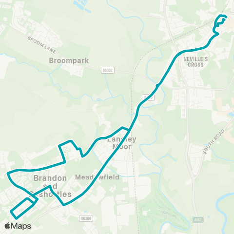Arriva North East Bus Sta Stand B - Bus Sta Stand B map