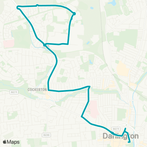 Arriva North East Northgate - Northgate map