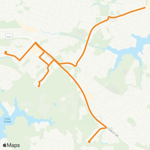 Annapolis Transit Dtwn Annapolis to Forest Dr Call-In 410-263-7964 map