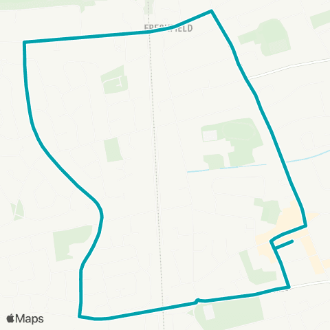 Arriva North West Formby Village - Formby Village map