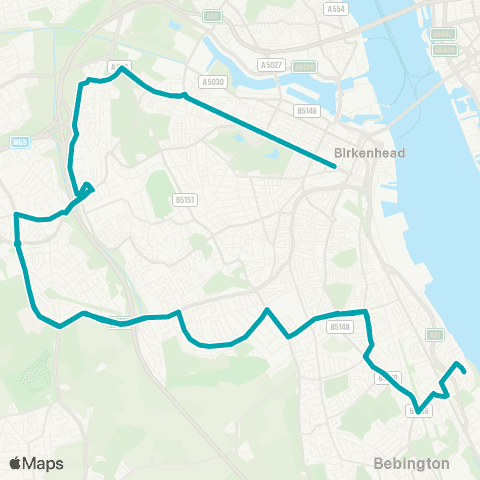 Arriva North West Pollitt Square - Pollitt Square map
