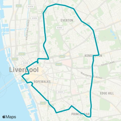 Arriva North West Liverpool One Bus Sta - Liverpool One Bus Sta map