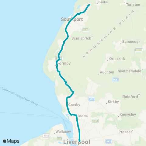 Arriva North West Queen Square Bus Sta - Bridge Wills Lane map