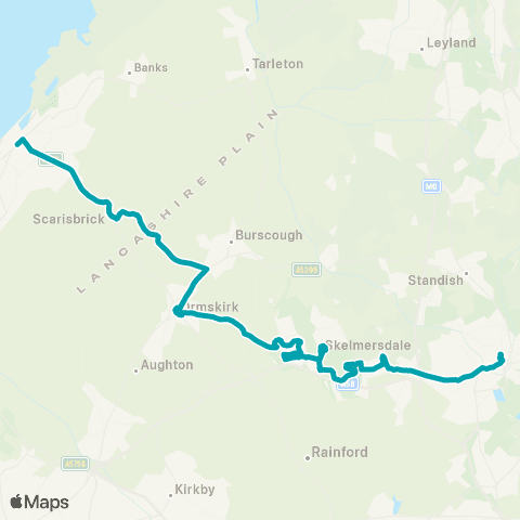 Arriva North West Wigan Bus Station - Wellington Street map