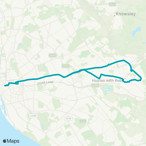 Arriva North West Queen Square Bus Sta - Queen Square Bus Sta map