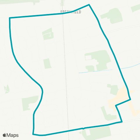 Arriva North West Formby Village - Formby Village map
