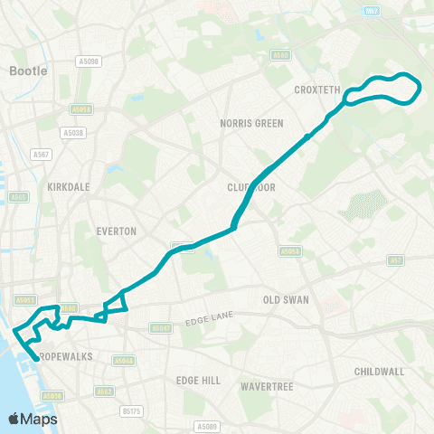 Arriva North West Liverpool One Bus Sta - Liverpool One Bus Sta map