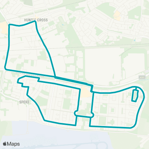 Arriva North West Morrisons - Morrisons map