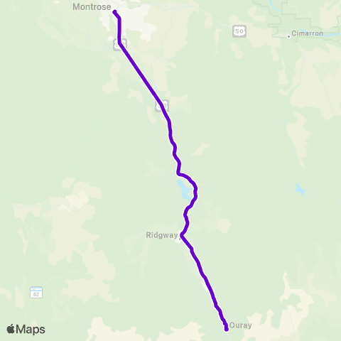 All Points Transit OurWay map