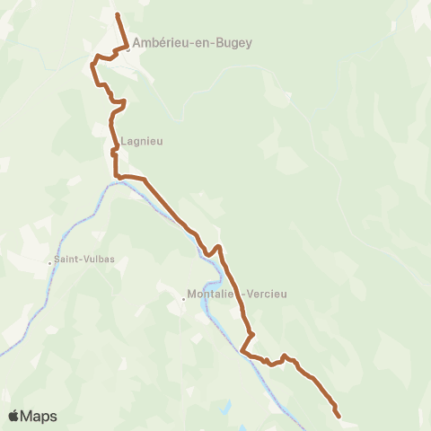 ARA Cars Région Ain Ambérieu en Bugey-Lhuis map