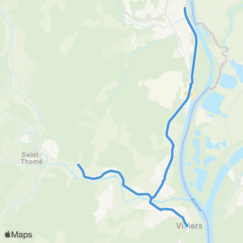 ARA Cars Région Ardèche St Thomé - Montélimar map