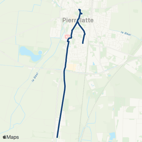 ARA Cars Région Drôme - Scolaire Sco Pierrelatte - les Blaches map
