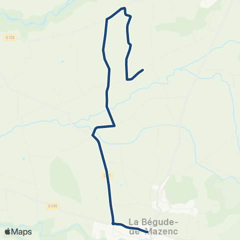ARA Cars Région Drôme - Scolaire Sco la Begude de Mazenc - Souspierre map