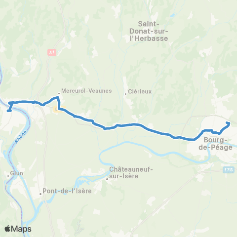 ARA Cars Région Drôme Tournon - Tain l'Hermitage - Romans map