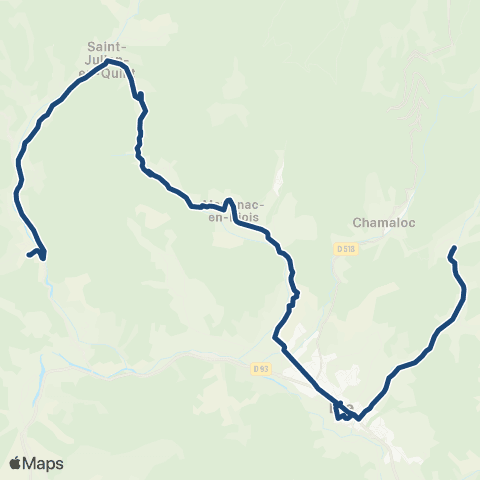 ARA Cars Région Drôme Vallée de Quint - Die (TAD) map