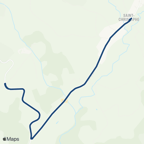 ARA Cars Région Drôme - Scolaire Sco St Chr le Laris - le Grand Serre map