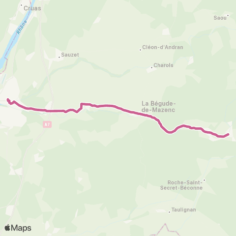 ARA Cars Région Drôme Montelimar Dieulefit TAD map
