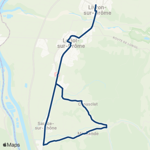 ARA Cars Région Drôme - Scolaire Sco Loriol - Allex - Livron map
