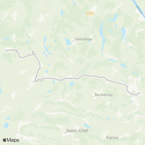 ARA Cars Région Isère - Scolaire Dizimieu-Soleymieu-Morestel map