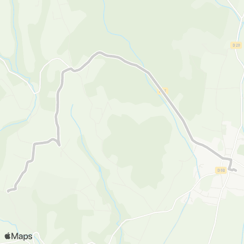 ARA Cars Région Isère - Scolaire Desserte Chatte Coteau map