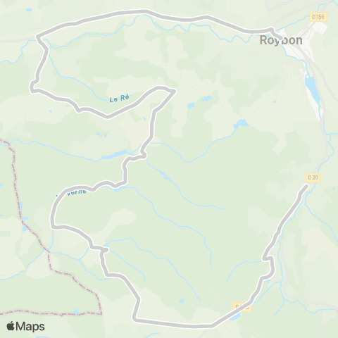 ARA Cars Région Isère - Scolaire Montfalcon-Roybon map