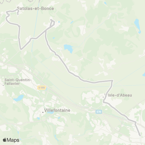 ARA Cars Région Isère - Scolaire Satolas et Bonce-Bourgoin Jallieu map